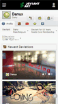 Mobile Screenshot of danux.deviantart.com
