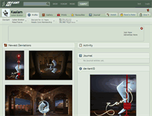 Tablet Screenshot of kaalam.deviantart.com