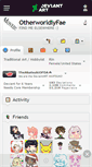 Mobile Screenshot of otherworldlyfae.deviantart.com