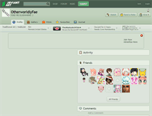 Tablet Screenshot of otherworldlyfae.deviantart.com