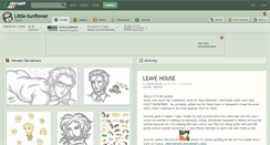 Desktop Screenshot of little-sunflower.deviantart.com