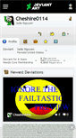 Mobile Screenshot of cheshire0114.deviantart.com