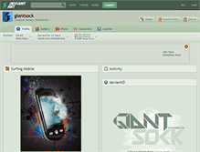 Tablet Screenshot of giantsock.deviantart.com