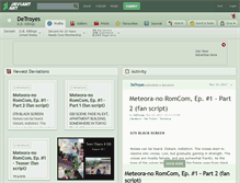 Tablet Screenshot of detroyes.deviantart.com
