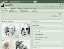 Tablet Screenshot of brandon7fox.deviantart.com