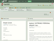 Tablet Screenshot of kupo9089.deviantart.com