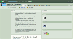 Desktop Screenshot of duelist-support-club.deviantart.com