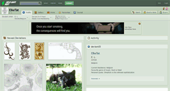 Desktop Screenshot of elketat.deviantart.com