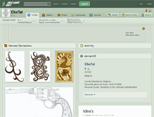 Tablet Screenshot of elketat.deviantart.com