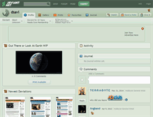 Tablet Screenshot of dsavi.deviantart.com