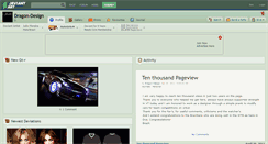 Desktop Screenshot of dragon-design.deviantart.com