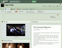 Tablet Screenshot of dragon-design.deviantart.com