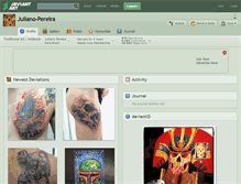 Tablet Screenshot of juliano-pereira.deviantart.com