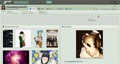 Desktop Screenshot of chocolatesprinkletfk.deviantart.com
