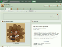 Tablet Screenshot of hunrakan.deviantart.com