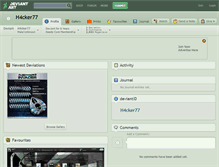 Tablet Screenshot of h4cker77.deviantart.com
