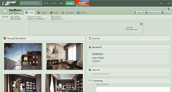 Desktop Screenshot of heathorn.deviantart.com