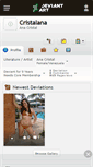 Mobile Screenshot of cristalana.deviantart.com