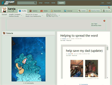 Tablet Screenshot of kareja.deviantart.com