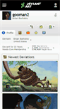 Mobile Screenshot of gooman2.deviantart.com