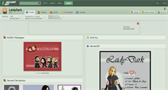 Desktop Screenshot of laidydark.deviantart.com