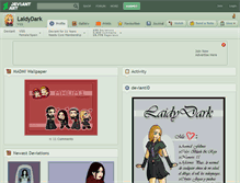 Tablet Screenshot of laidydark.deviantart.com