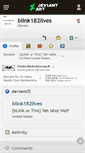 Mobile Screenshot of blink182lives.deviantart.com