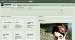Desktop Screenshot of chaoticedge.deviantart.com