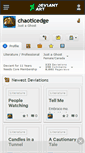 Mobile Screenshot of chaoticedge.deviantart.com