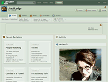 Tablet Screenshot of chaoticedge.deviantart.com