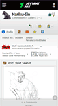 Mobile Screenshot of nariku-sin.deviantart.com