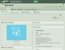 Tablet Screenshot of dainesalamin.deviantart.com