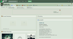 Desktop Screenshot of gothic-ko.deviantart.com