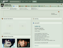 Tablet Screenshot of gothic-ko.deviantart.com