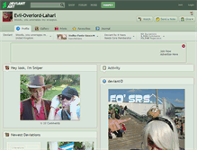 Tablet Screenshot of evil-overlord-laharl.deviantart.com