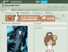 Tablet Screenshot of anime-dragon-tamer.deviantart.com