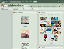 Tablet Screenshot of jerlitashippersunite.deviantart.com