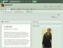 Tablet Screenshot of nymphe-ar.deviantart.com