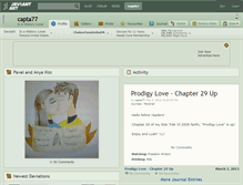 Tablet Screenshot of capta77.deviantart.com