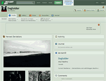 Tablet Screenshot of dogsoldier.deviantart.com