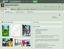 Tablet Screenshot of combineharvester01.deviantart.com