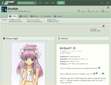 Tablet Screenshot of drusillah.deviantart.com