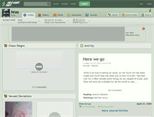 Tablet Screenshot of nroo.deviantart.com