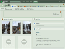 Tablet Screenshot of pixel25.deviantart.com
