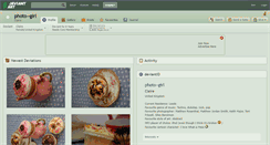 Desktop Screenshot of photo--girl.deviantart.com