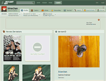 Tablet Screenshot of binechan.deviantart.com