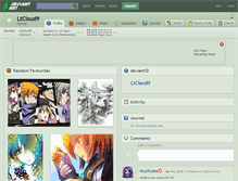 Tablet Screenshot of ltcloud9.deviantart.com