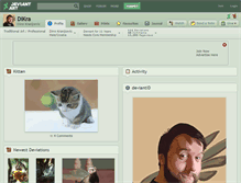 Tablet Screenshot of dikra.deviantart.com