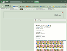 Tablet Screenshot of icestar22.deviantart.com