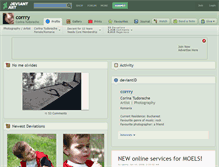 Tablet Screenshot of corrry.deviantart.com
